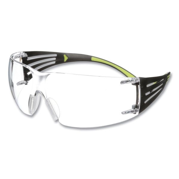 3M Securefit 400-Series Protective Eyewear, Clear, Black