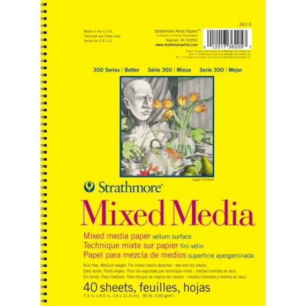 Strathmore Acid Free Mixed Media Paper Pad
