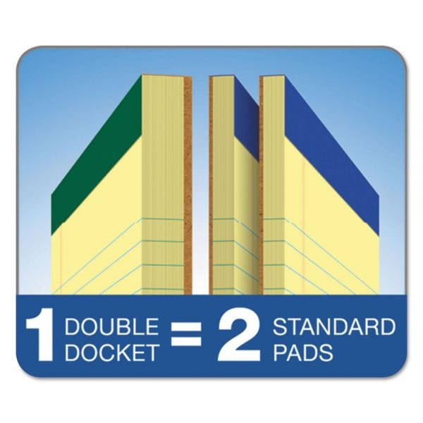 Tops Double Docket Ruled Pads, Pitman Rule Variation (Offset Dividing ...