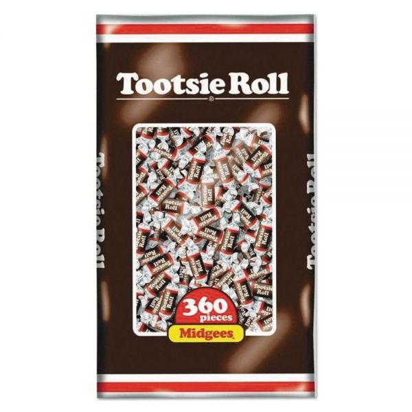 Tootsie Roll Midgees, Original, 38.8Oz Bag, 360 Pieces
