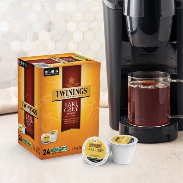 Twinings Earl Grey Tea Single-Serve K-Cup Pods, Box Of 24