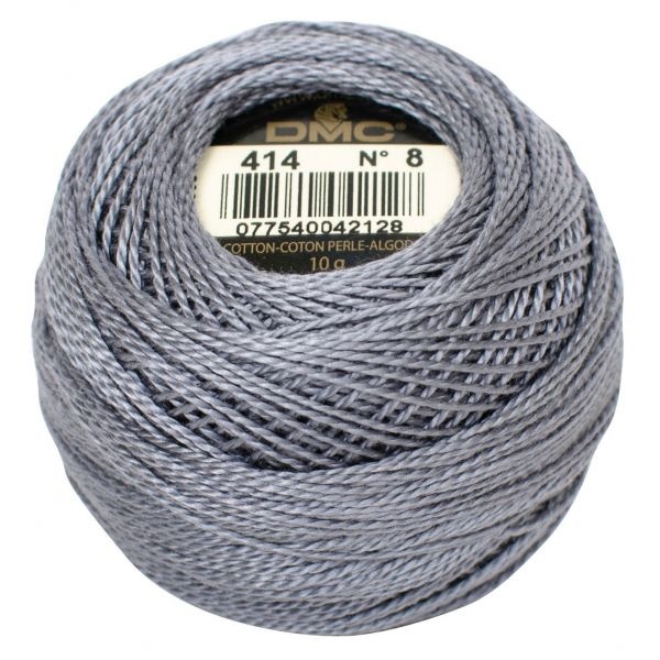 DMC Pearl / Perle Cotton Thread Balls Size 8 Dark Navy Blue 823