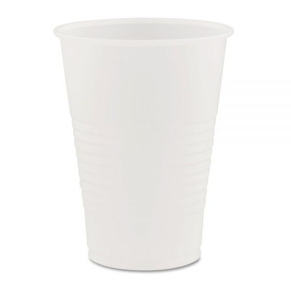 Dart High-Impact Polystyrene Cold Cups, 7 Oz, Translucent, 100 Cups/Sleeve, 25 Sleeves/Carton