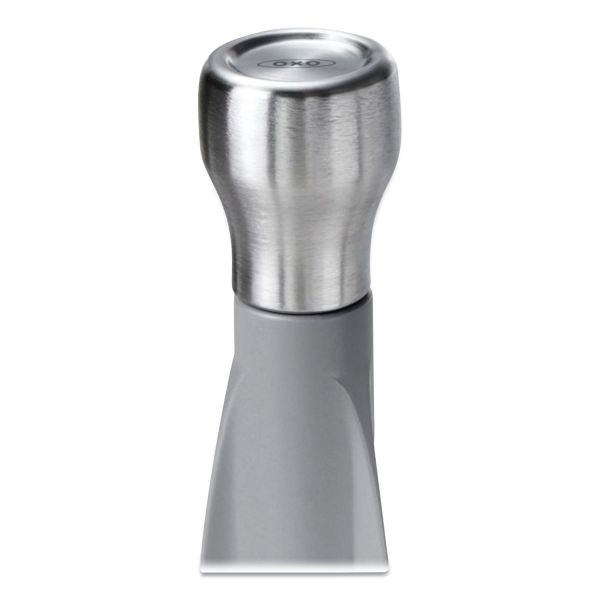 Oxo Good Grips Steady Paper Towel Holder, Stainless Steel, 8.1 X 7.8 X 14.5, Gray/Silver
