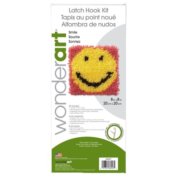 Wonderart Latch Hook Kit 8"X8"