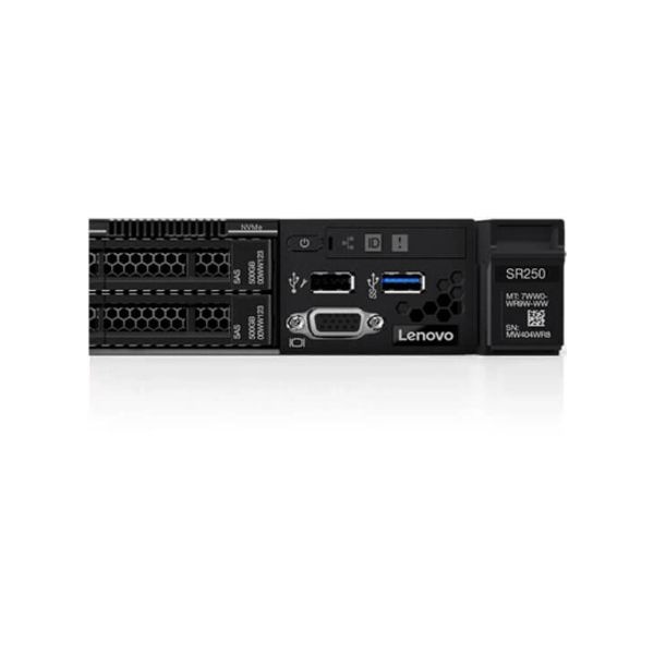 Lenovo Thinksystem Sr250 7Y51a04una 1U Rack Server - 1 X Intel Xeon E-2224 3.40 Ghz - 8 Gb Ram - Serial Ata/600 Controller