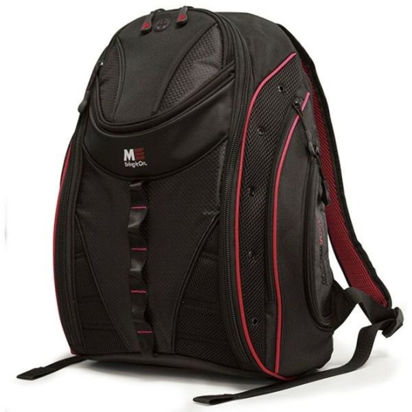 Mobile Edge Express Mebpe72 Carrying Case (Backpack) For 16" To 17" Macbook, Book - Black, Red