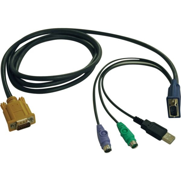 Tripp Lite By Eaton Usb/Ps2 Combo Cable For Netdirector Kvm Switches B020-U08/U16 And Kvm B022-U16 6 Ft. (1.83 M)