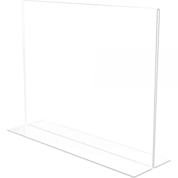 Stand-Up Sign Holder, Horizontal, 8 1/2"H X 11"w