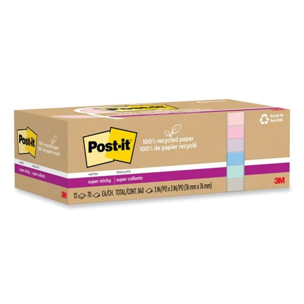 Post-It Recycled Super Sticky Notes