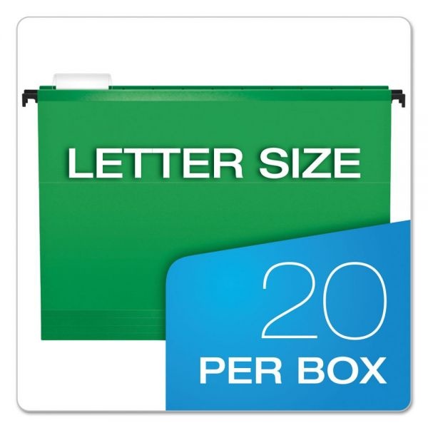 Pendaflex Surehook 1/5 Tab Cut Letter Recycled Hanging Folder