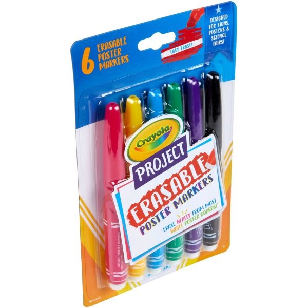 Crayola Project Erasable Poster Markers