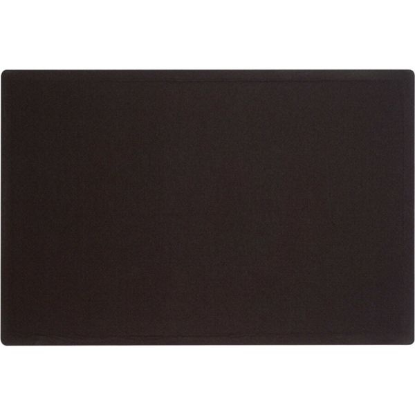 Quartet Oval Office Unframed Fabric Bulletin Board, 36" X 48", Black