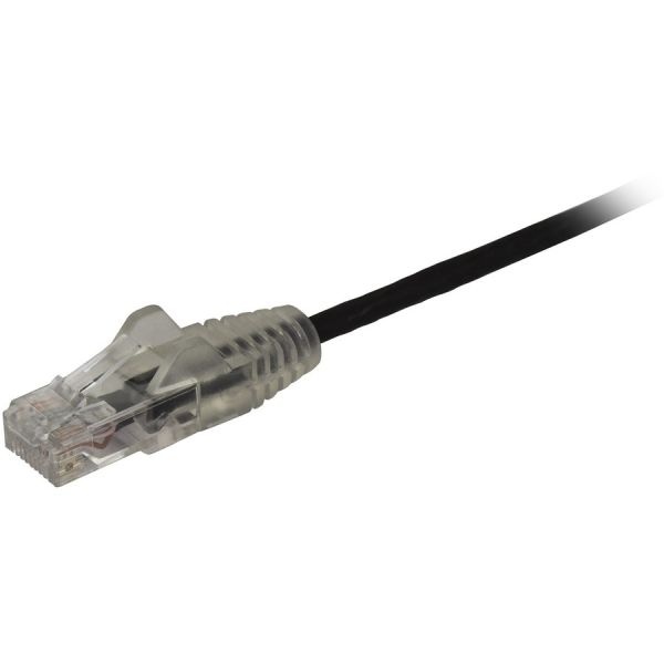 6In Cat6 Cable - Slim Cat6 Patch Cord - Black Snagless Rj45 Connectors - Gigabit Ethernet Cable - 28 Awg - Lszh (N6pat6inbks)