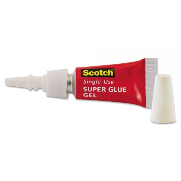 Scotch® Super Glue Gel, Single Use