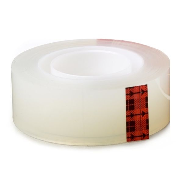 Scotch Transparent Tape, 1/2" X 1,296", Clear, Pack Of 2 Rolls
