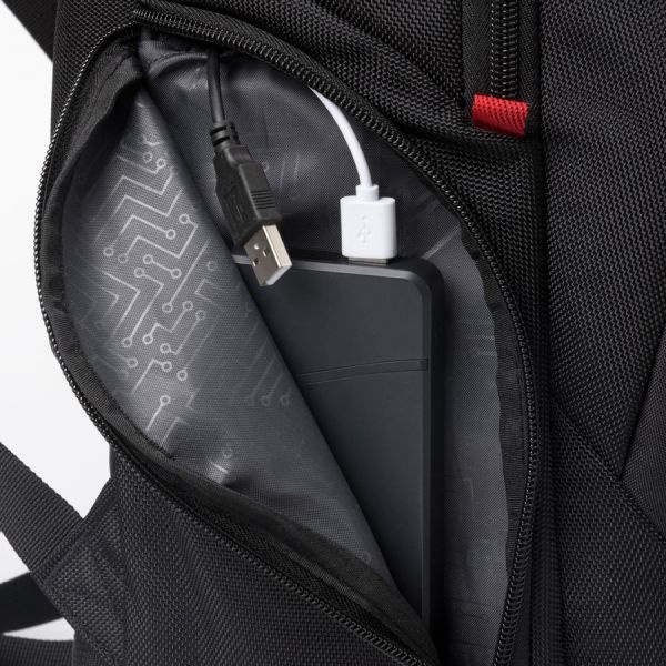 Swissdigital Design Neptune Sv Massage Sd1003m-V1 Carrying Case (Backpack) For 15.6" To 16" Apple, Amazon Iphone Ipad Notebook, Macbook Pro - Black