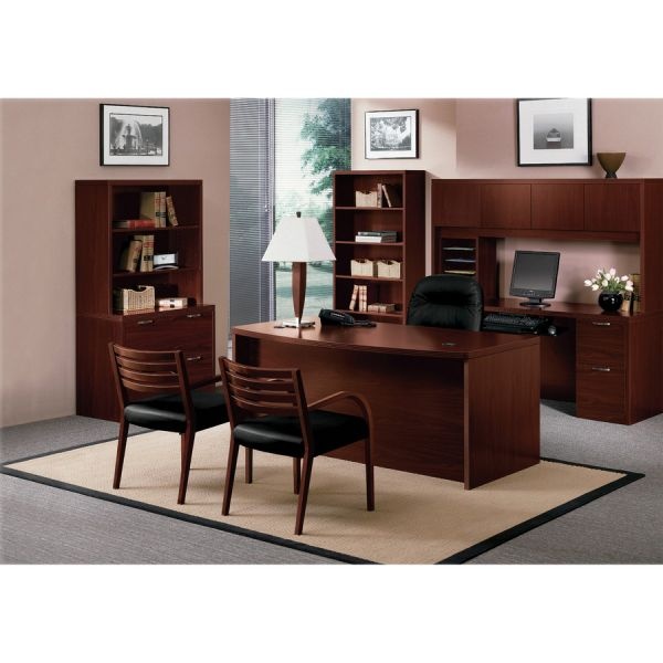 Hon Valido Right Pedestal Desk | 2 Box / 1 File Drawer | 72"w