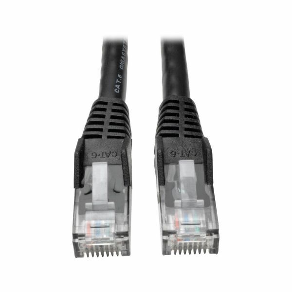 Tripp Lite By Eaton Cat6 Gigabit Snagless Molded (Utp) Ethernet Cable (Rj45 M/M) Poe Black 25 Ft. (7.62 M)