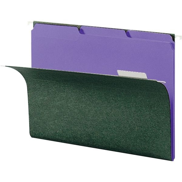 Smead Interior Folders, Letter Size, Purple, Box Of 100