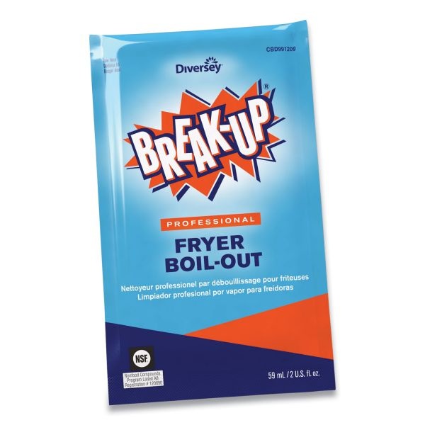 Break-Up Fryer Boil-Out, Ready To Use, 2 Oz Packet, 36/Carton