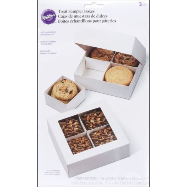Sampler Boxes W/Removable Trays