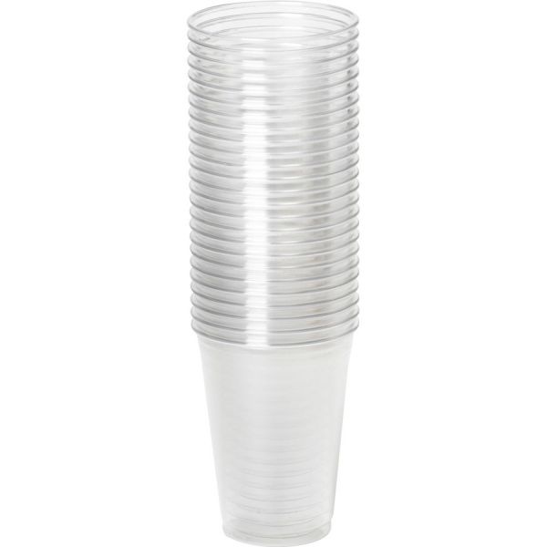 Dixie Crystal Clear 10 Oz Plastic Cups, 500 Cups/Carton