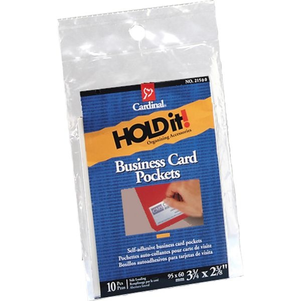Cardinal Holdit! Business Card Pockets