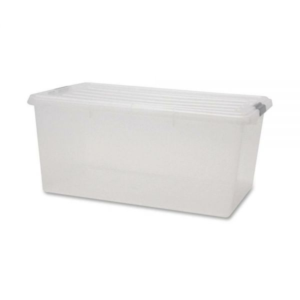 Iris Clear Storage Boxes With Lids