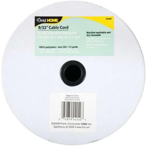 Dritz Home Cable Cord Cut-To-Size 9/32"X72yd