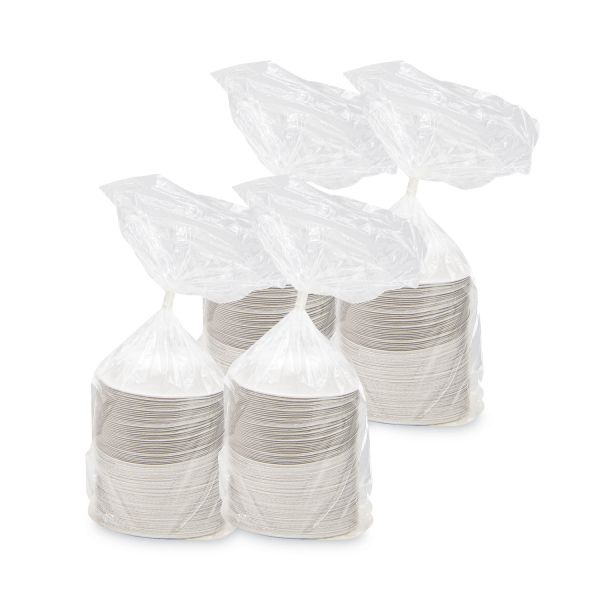 Bare Eco-Forward Paper Dinnerware Perfect Pak, Bowl, 12 Oz, Green/Tan, 125/Pack, 4 Packs/Carton