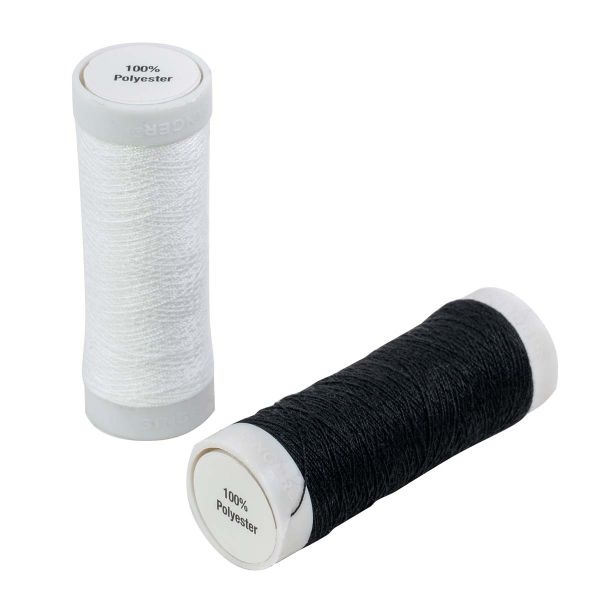 Singer All Purpose Polyester Thread, Black & White