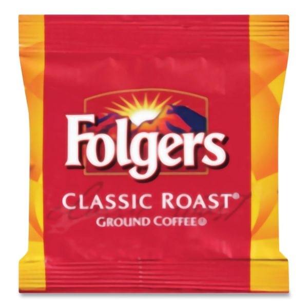 Folgers Coffee, Classic Roast, 1.2 Oz Packets, 42/Carton