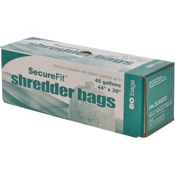 Skilcraft Shredder Bags, 44" X 39", 45 Gallons (1 Roll Of 50) (Abilityone 8105-01-557-4974)