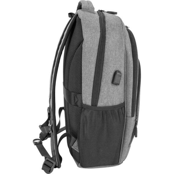 Mobile Edge Commuter Carrying Case Rugged (Backpack) For 15.6" To 16" Notebook, Travel Essential - Gray