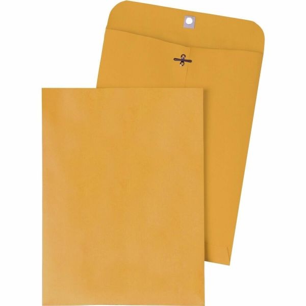 Quality Park Clasp Envelopes, #35, 5" X 7 1/2", Brown, Box Of 100
