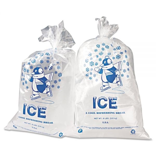 Inteplast Group Ice Bags, 1.5 Mil, 11" X 20", Clear, 1,000/Carton