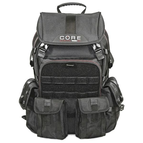 Core Gaming Carrying Case (Backpack) For 17" To 17.3" Notebook - Black