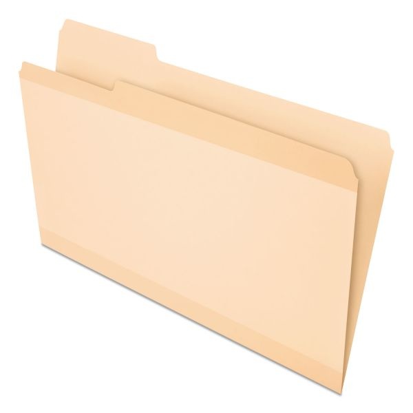Pendaflex Manila File Folders, 1/3-Cut Tabs: Left Position, Legal Size, 0.75" Expansion, Manila, 24/Pack