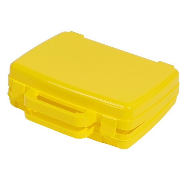 Deflecto Antimicrobial Storage Case Yellow