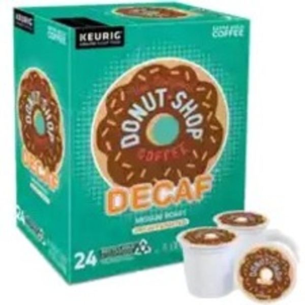 The Original Donut Shop Single-Serve Coffee K-Cup, Decaffeinated, Carton Of 24