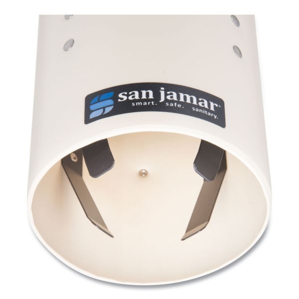 San Jamar Foam Cup Dispenser With Removable Cap, For 4 Oz To 10 Oz Cups, Sand