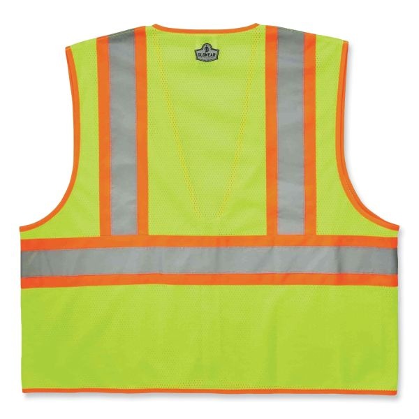 Glowear Class 2 Two-Tone Lime Vest