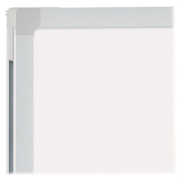 Mead Basic Melamine Dry-Erase Whiteboard, 48" X 96 1/2", Aluminum Frame With Silver Finish