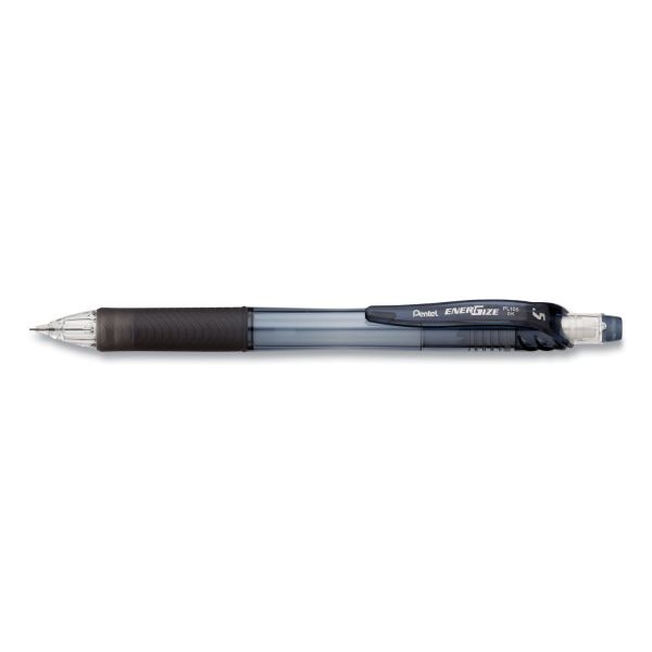 Pentel Energize-X Mechanical Pencil, 0.5 Mm, Hb (#2), Black Lead, Black Barrel, Dozen