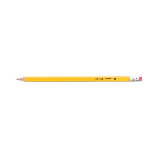 #2 Pre-Sharpened Woodcase Pencil, Hb (#2), Black Lead, Yellow Barrel, 72/Pack