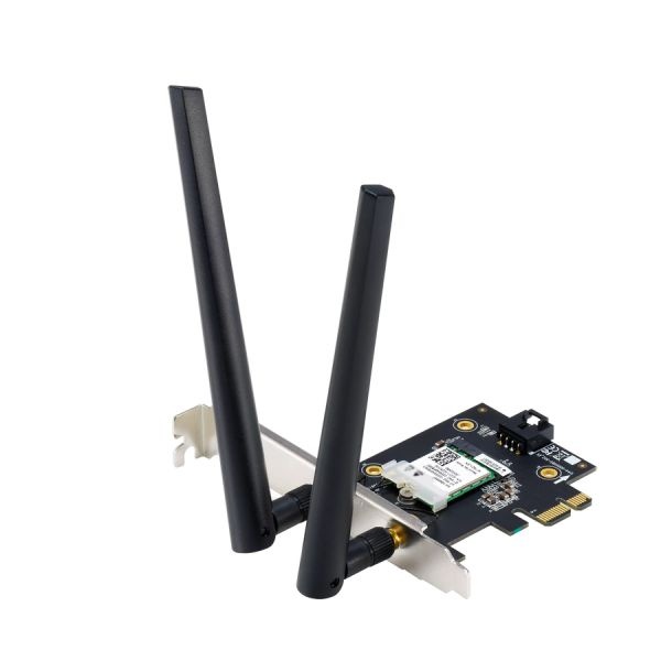 Asus Pce-Ax1800 Ieee 802.11Ax Bluetooth 5.2 Dual Band Wi-Fi/Bluetooth Combo Adapter For Desktop Computer/Wireless Router