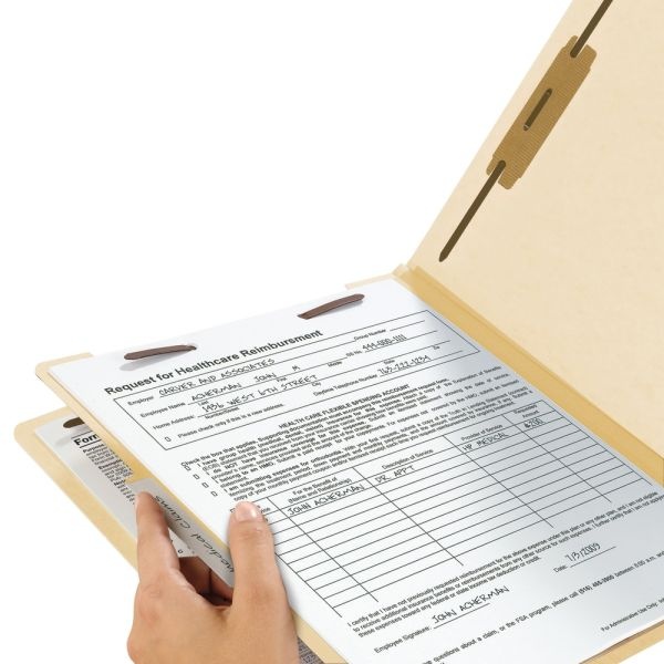 Smead Manila Classification Folders, 1 Divider, Legal Size, Box Of 10
