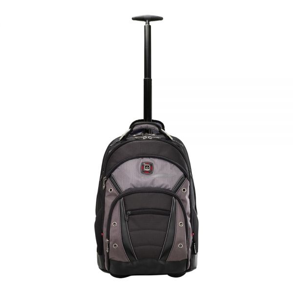 Wenger Synergy Wheeled Laptop Backpack, Black/Gray