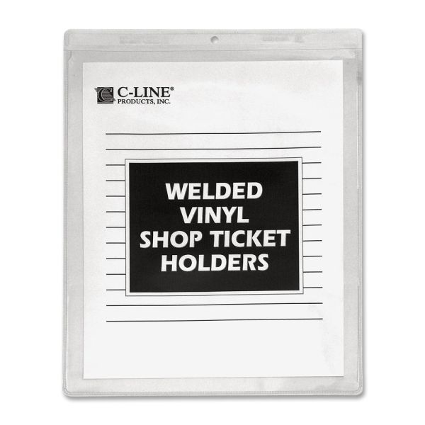 C-Line Vinyl Shop Ticket Holders, 9" X 12", Box Of 50